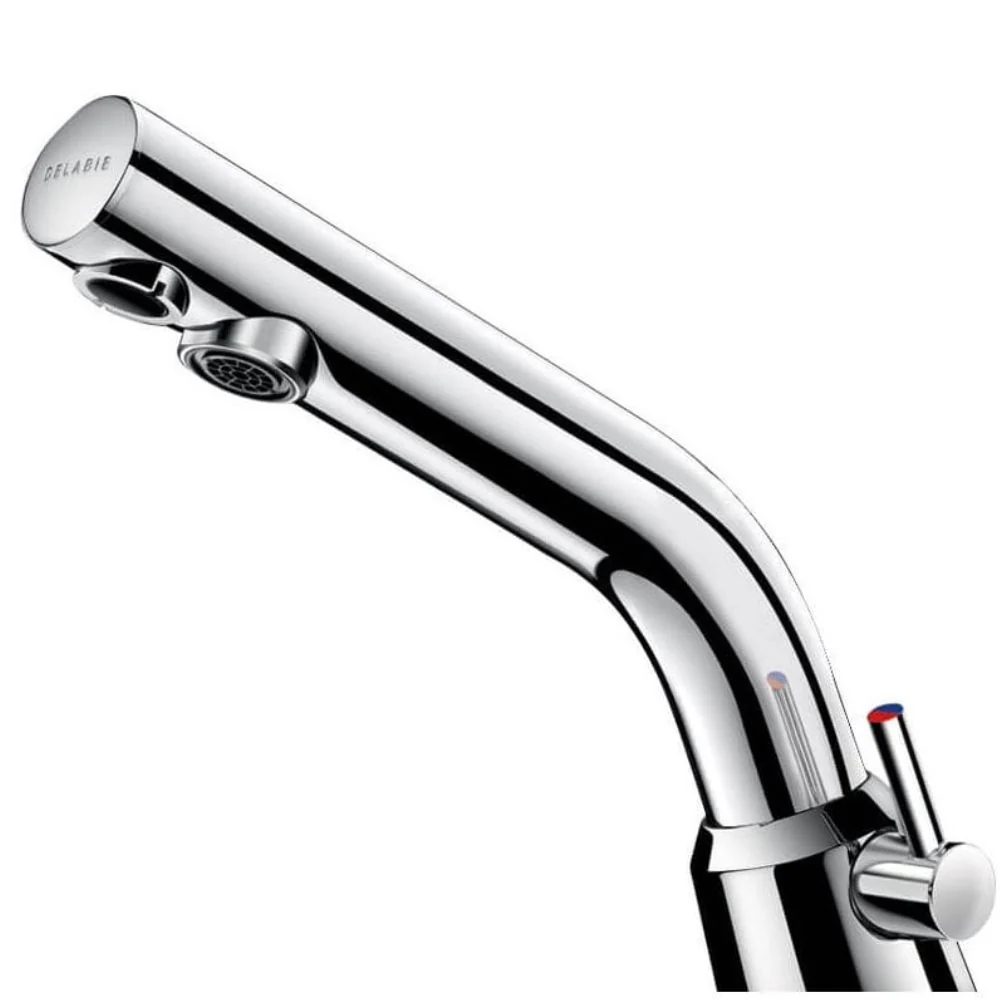 378MCH DELABIE BINOPTIC Mains Supplied Polished Chrome Mixer Tap