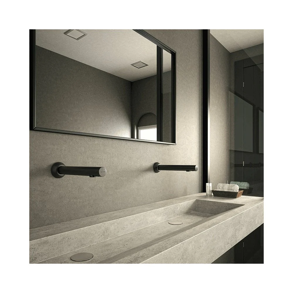 379ENCB DELABIE Wall Mounted Black BINOPTIC Electronic Tap - Image 3