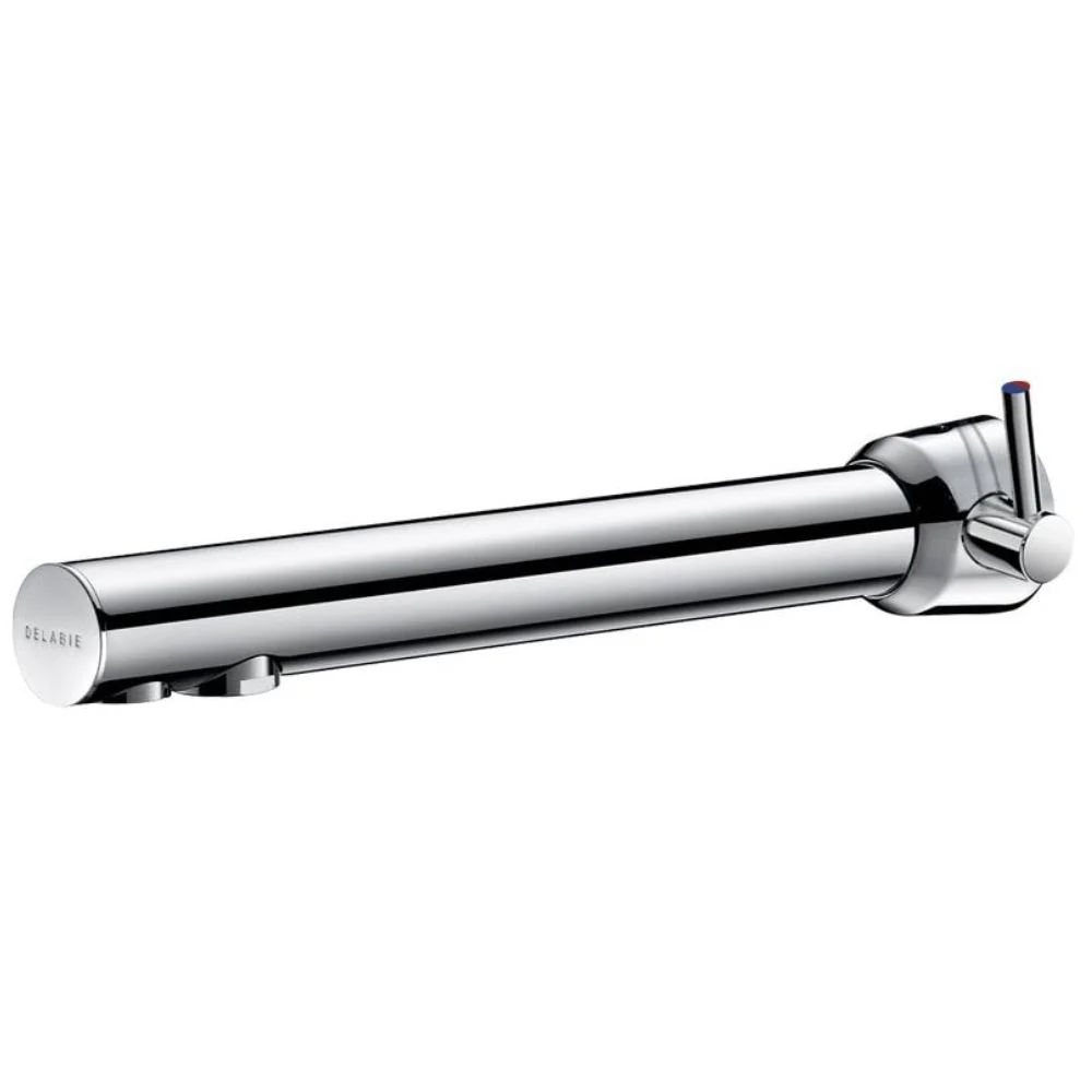379MCH / 379MCH15 DELABIE BINOPTIC Cross Wall Mains Supplied Wall Mounted Electronic Mixer Tap