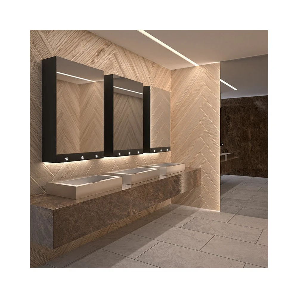 4-in-1 Cabinet with Mirror, Auto Soap, Tap and Paper Towel Dispenser 510205 (600mm Wide) - Image 5