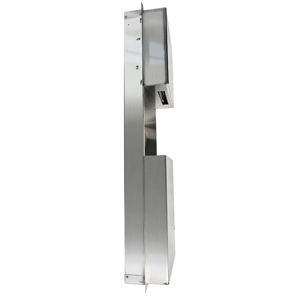 B-3974 Recessed Convertible Automatic, Universal Roll Towel Dispenser Equipped with LED Light/Waste Bin - Image 6