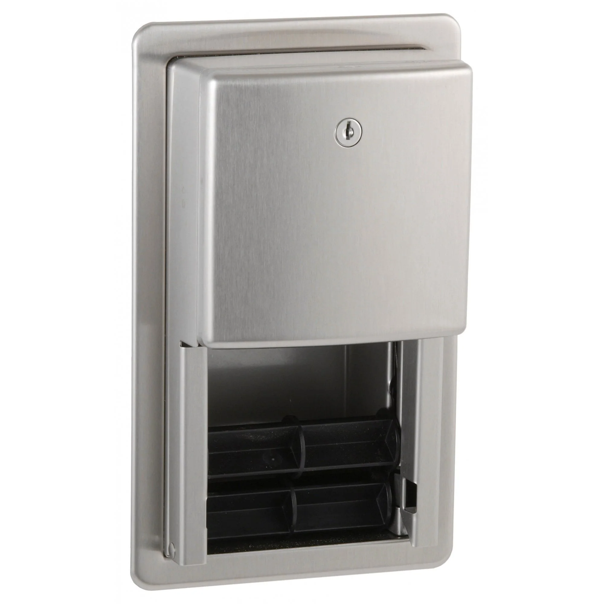 B-4388 Recessed Double Toilet Roll Holder - Image 2