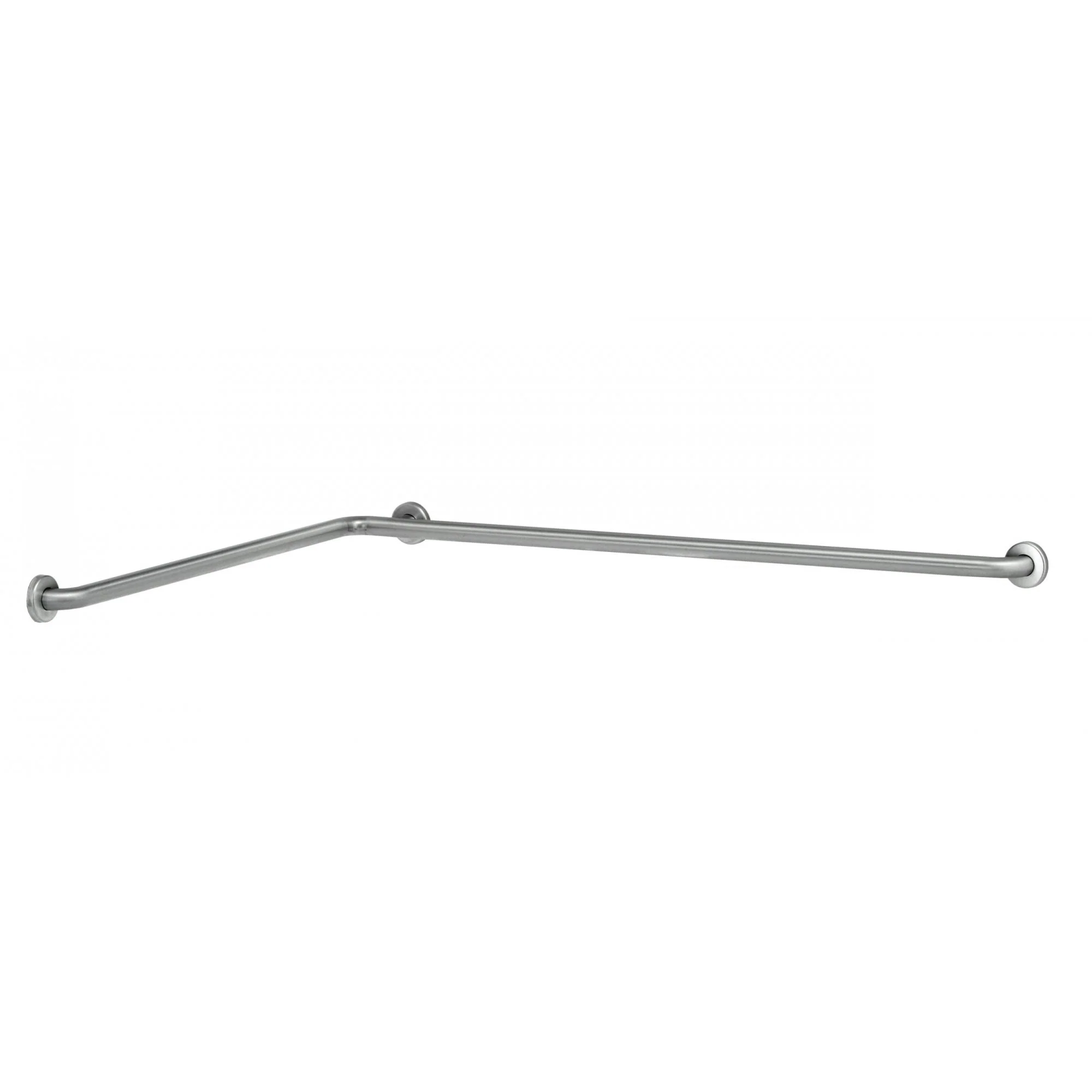 B-68137 38mm Diameter L-Shaped Two-Wall Horizontal Stainless Steel Grab Bar Satin (1005 x 1470mm)