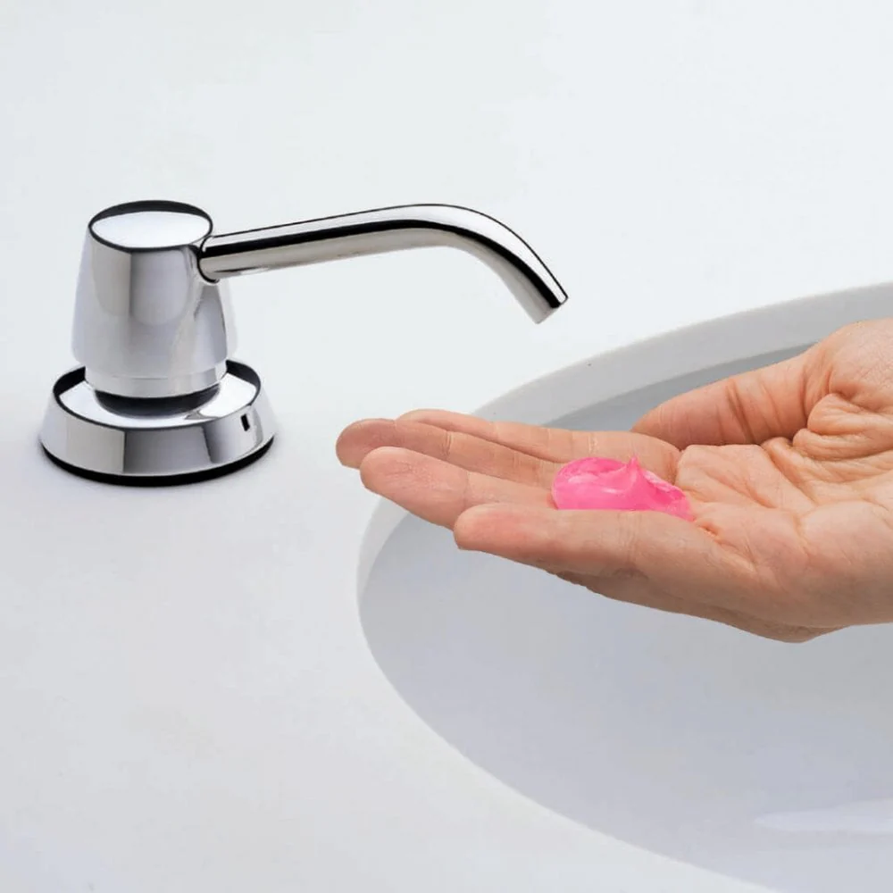 B-8226 1000ml Sink-Mounted Soap Dispenser with 150mm Spout - Image 2