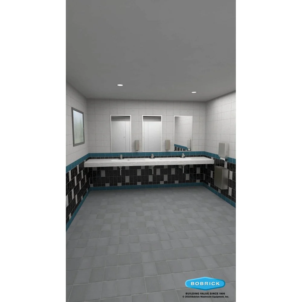 B-290 2436 Bathroom Vanity Mirror with Welded Frame (610x910) - Image 7