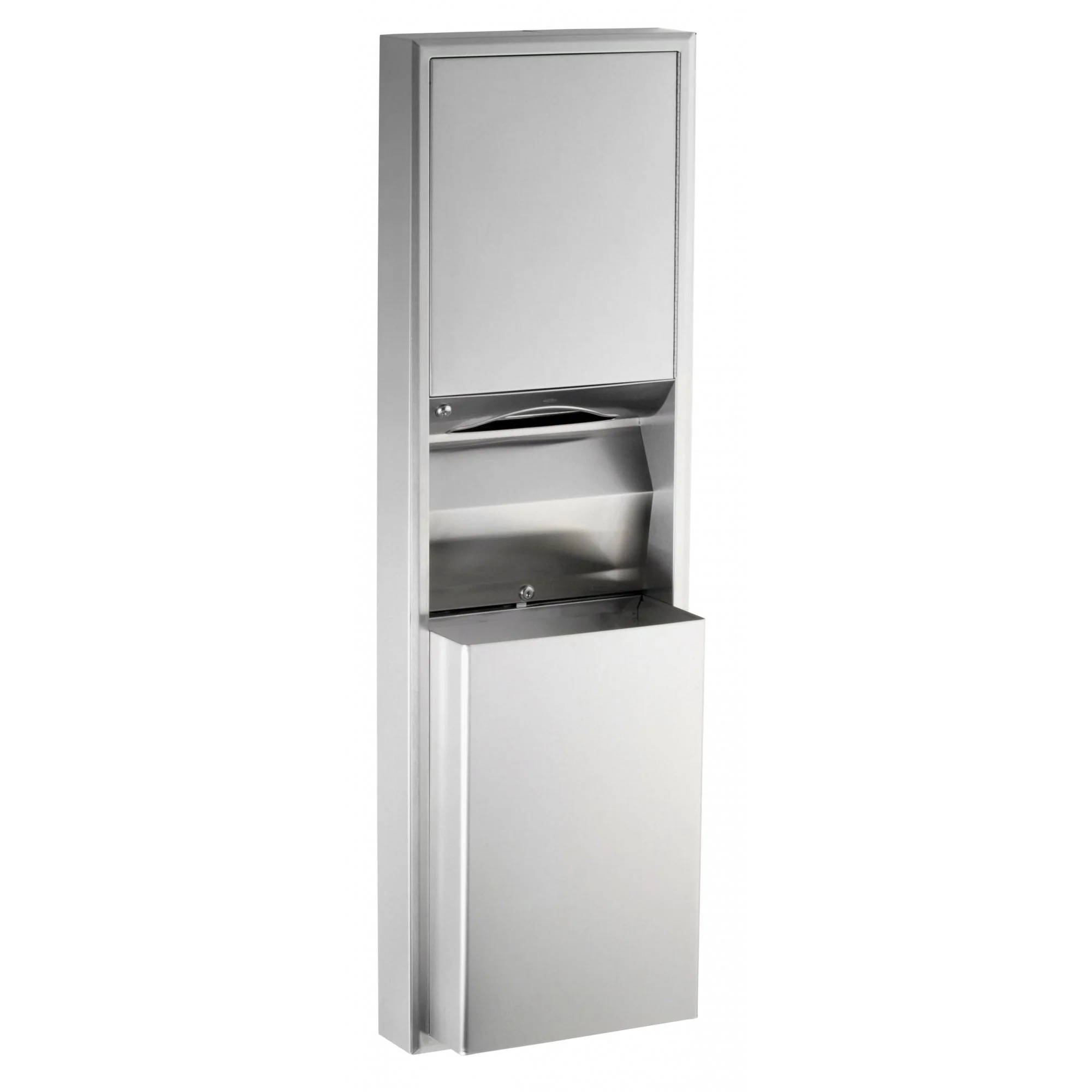 B-3949 Paper Towel Dispenser and 45.5L Waste Bin Combination Unit
