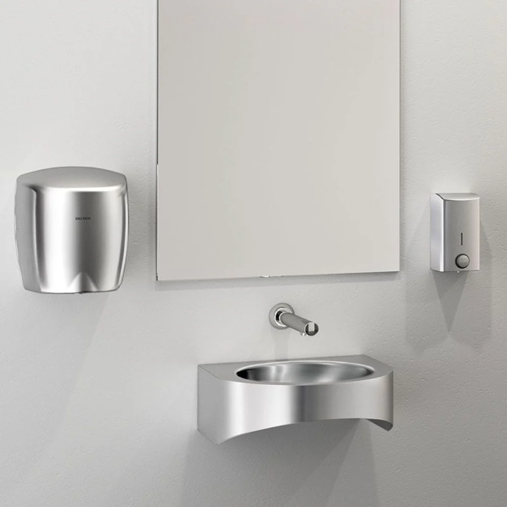 120400 / 123400 Person with Reduced Mobility XS Wall Mounted 390x400 Washbasin (With or Without Tap Hole) - Image 2