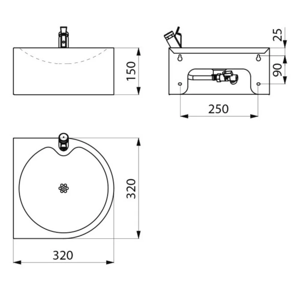180800 Wall Mounted SD Drinking Fountain - Image 2
