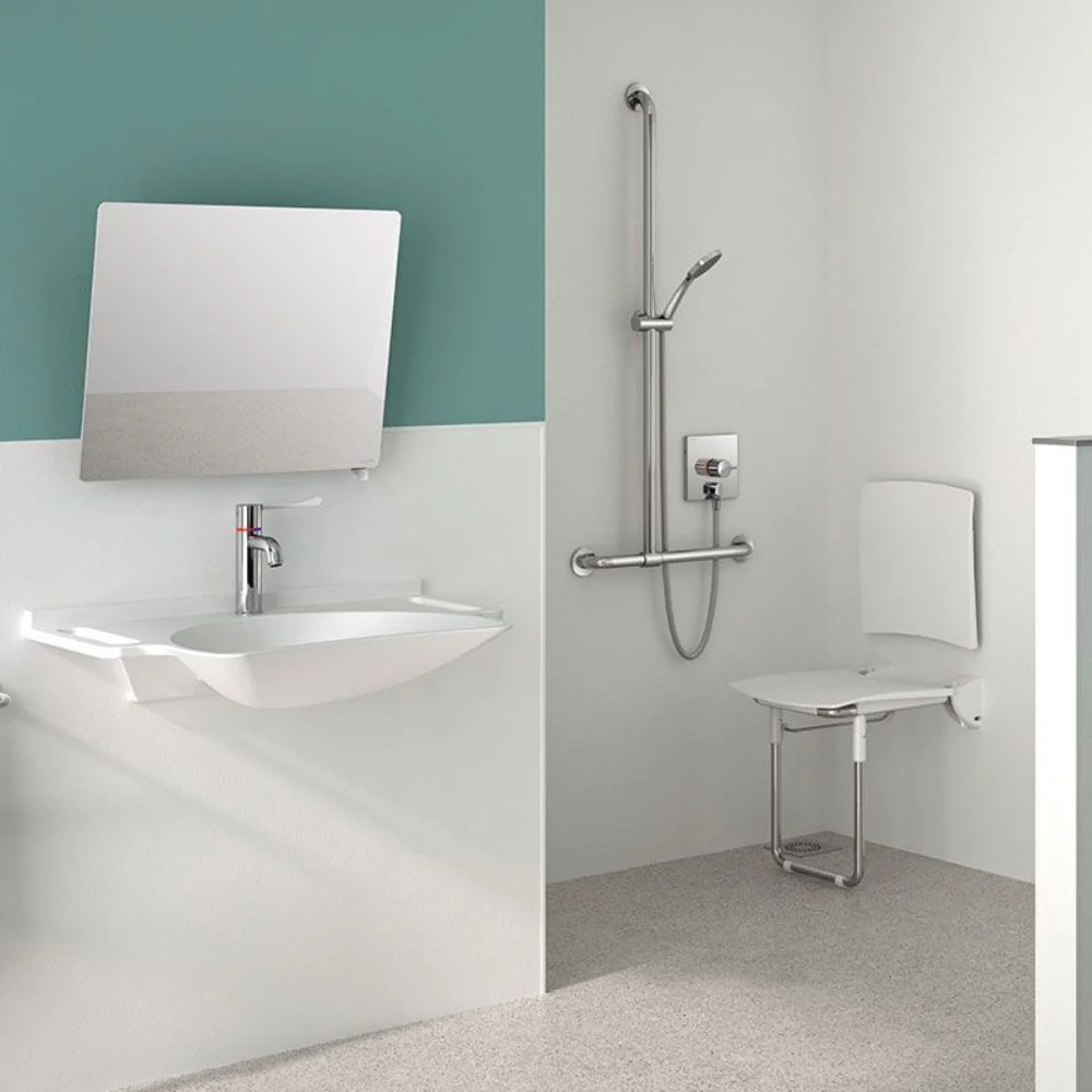 510202 Be-Line® Tilting Mirror with Various Coloured Handle (600x500) - Image 4
