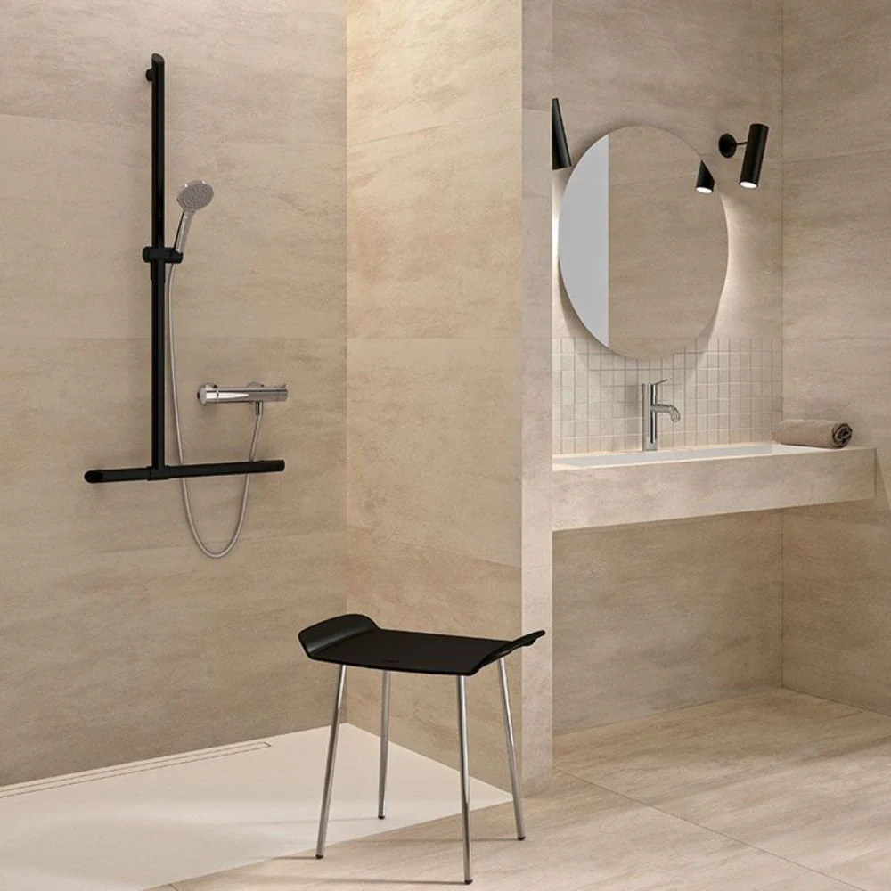 511944 Be-line® T-shaped Grab Bar Ø35mm For Showers With Sliding Vertical Rail - Image 5