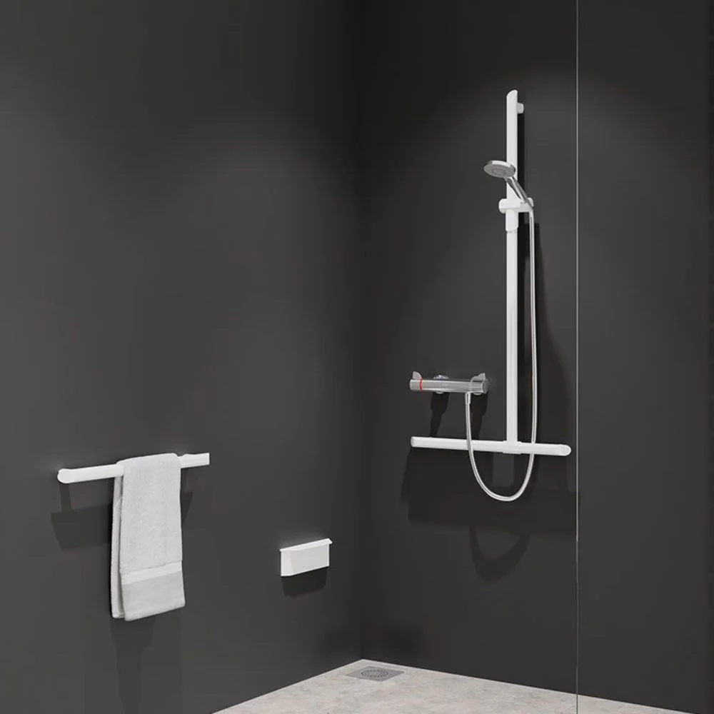 511944 Be-line® T-shaped Grab Bar Ø35mm For Showers With Sliding Vertical Rail - Image 8