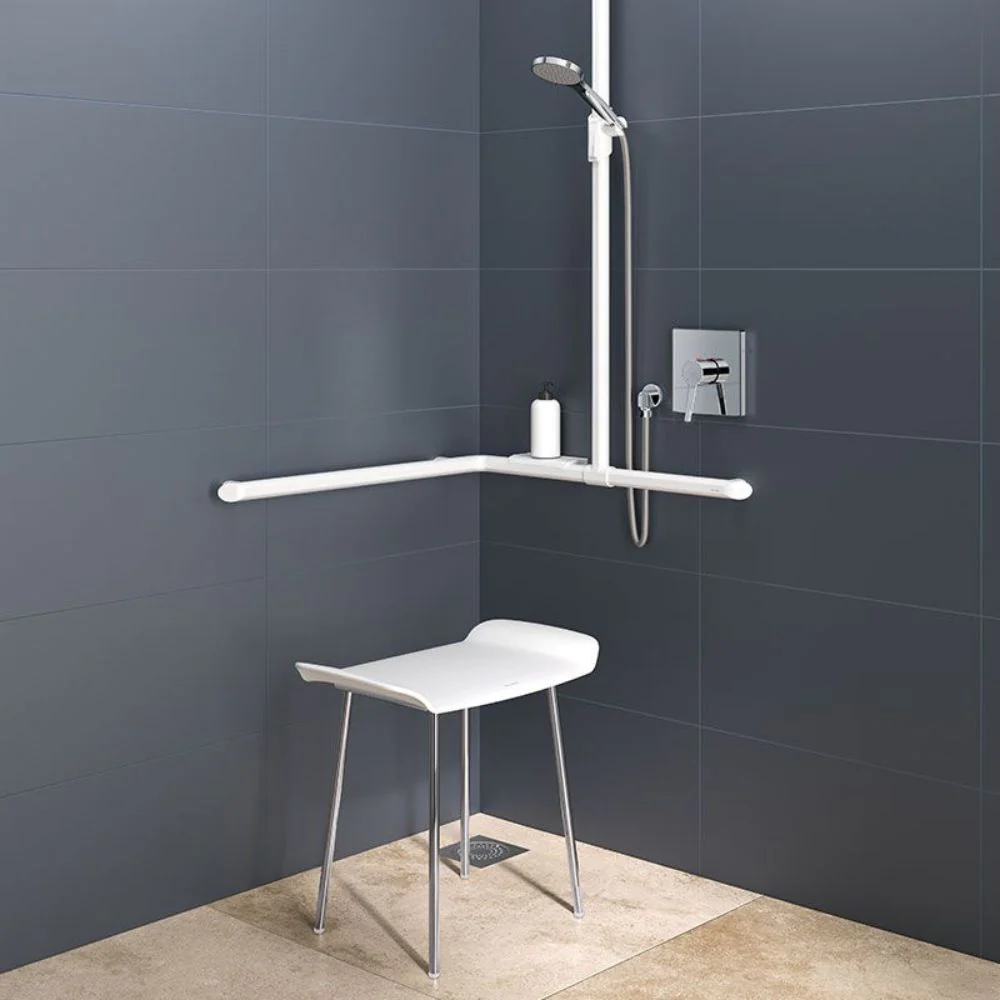 511949 Be-line® Corner Grab Bar Ø35mm For Showers With Sliding Vertical Rail - Image 6