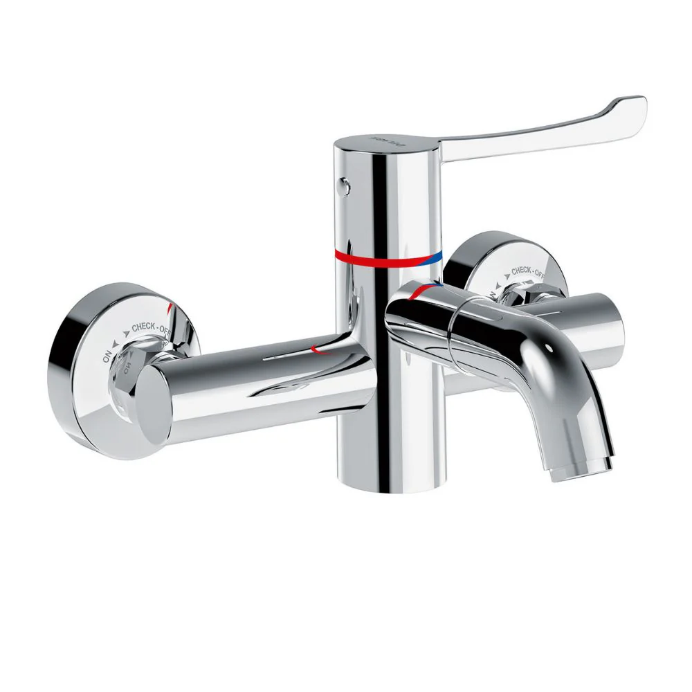 H9614P SECURITHERM BIOCLIP Removable Spout Wall-Mounted Thermostatic Mixer Tap