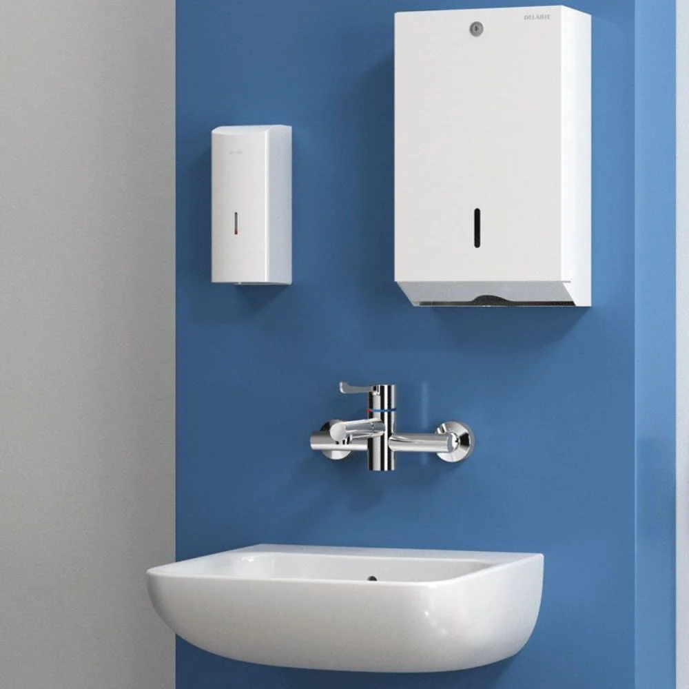 H9614P SECURITHERM BIOCLIP Removable Spout Wall-Mounted Thermostatic Mixer Tap - Image 3