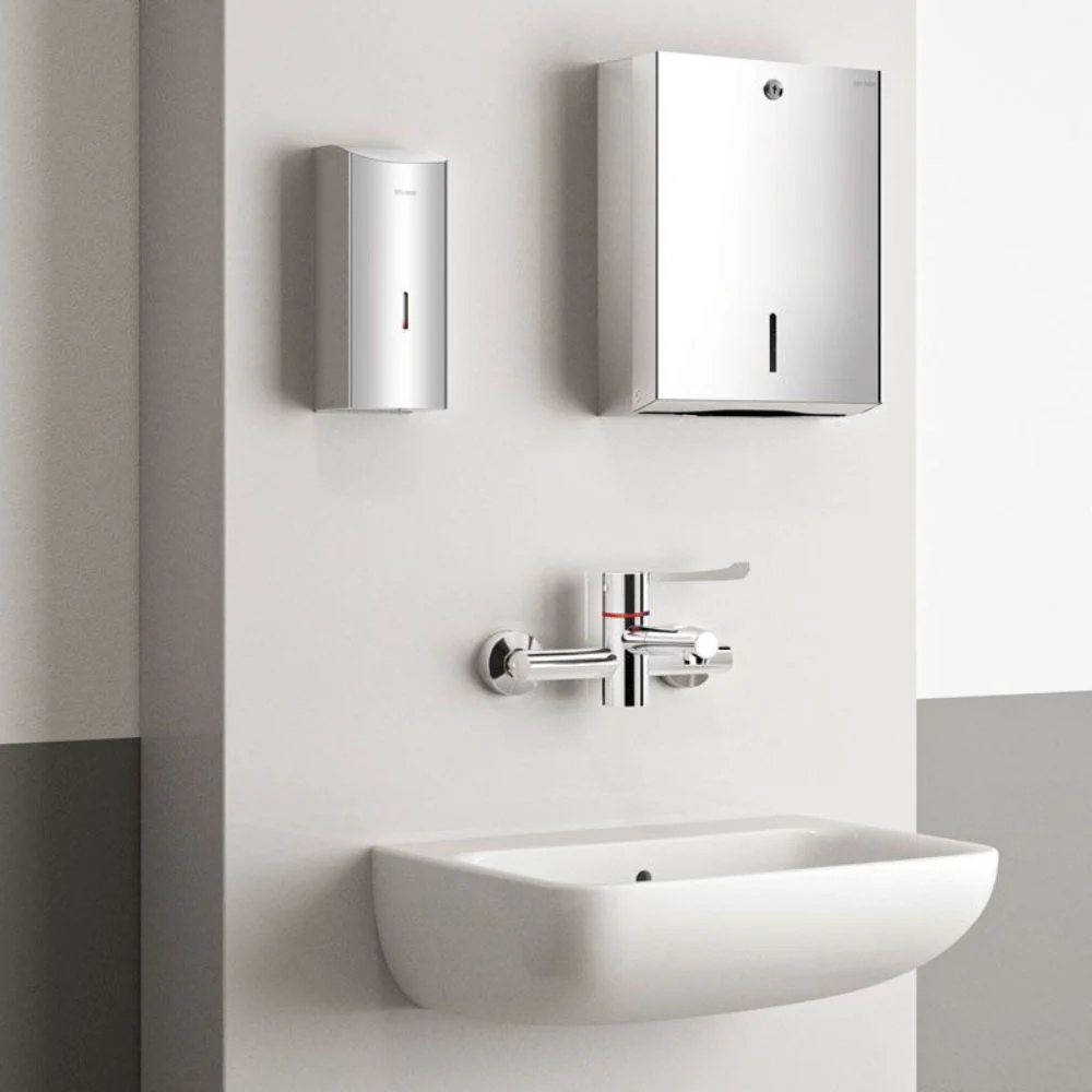 H9614P SECURITHERM BIOCLIP Removable Spout Wall-Mounted Thermostatic Mixer Tap - Image 4