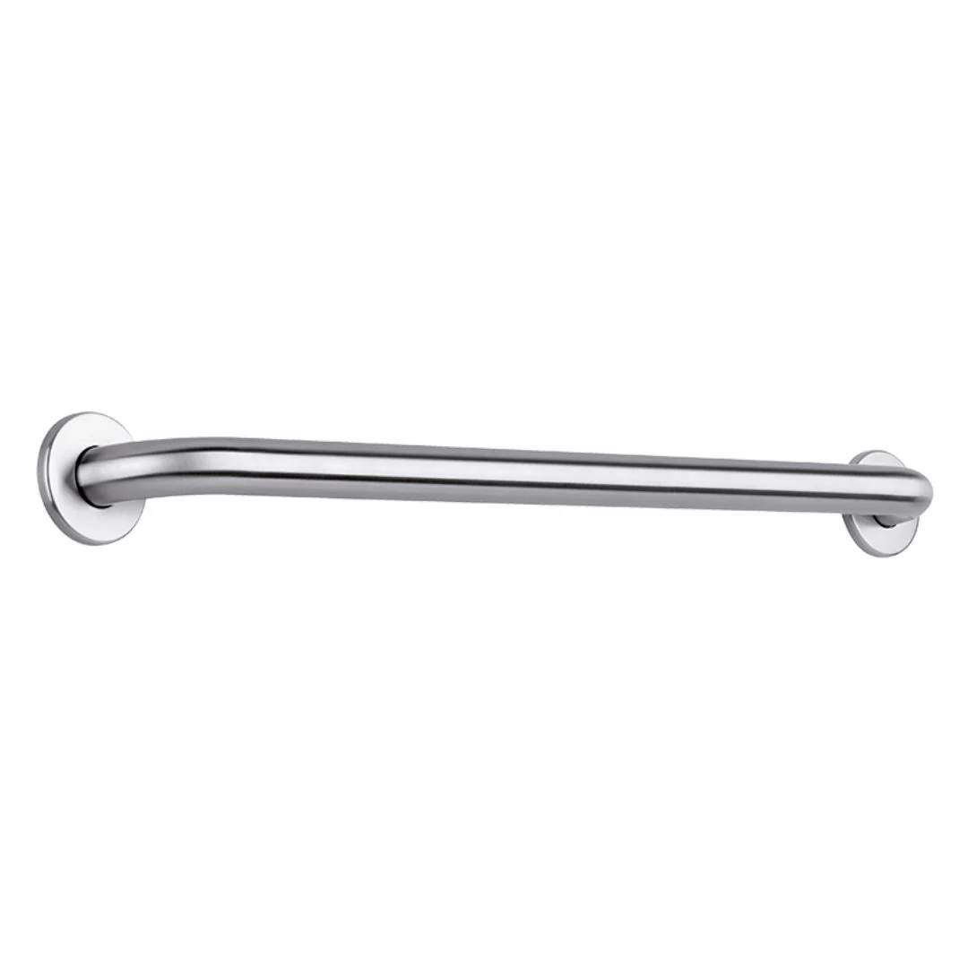 DELABIE Ø32mm Straight Polished Satin Grab Bar (Various Lengths) - Image 6