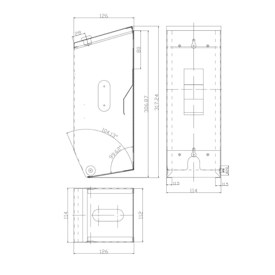 Stainless Steel Toilet Roll Dispenser - 2 Roll - Image 2