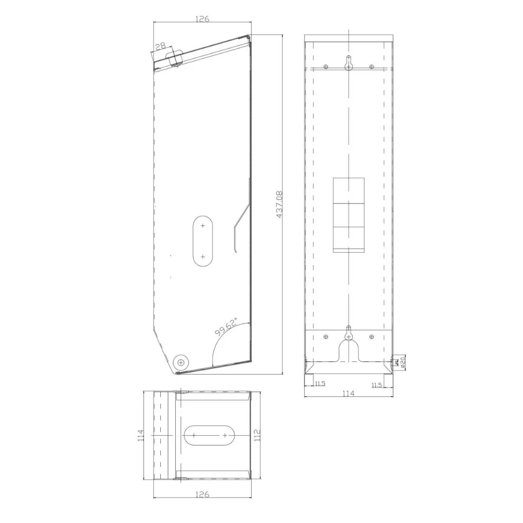 Stainless Steel Toilet Roll Dispenser - 3 Roll - Image 2