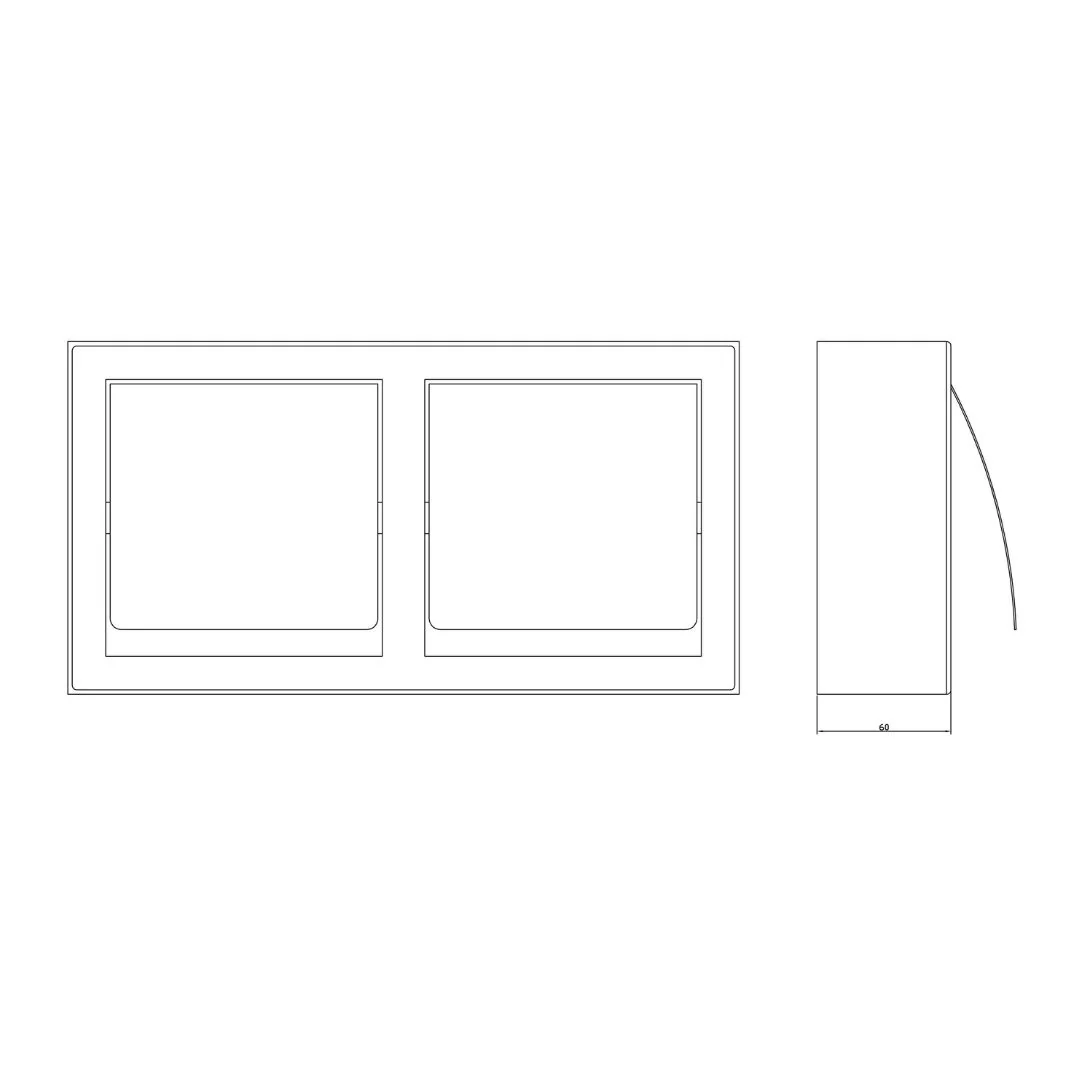 Stainless Steel Toilet Roll Holder - 2 Roll - Image 2
