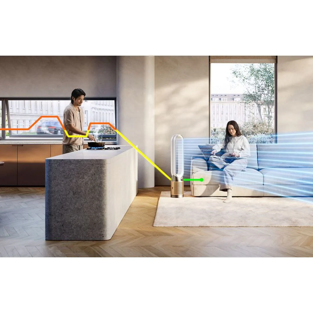 Dyson Purifier Cool PC2 De-NOx Purifying fan (White/Gold) - Image 3