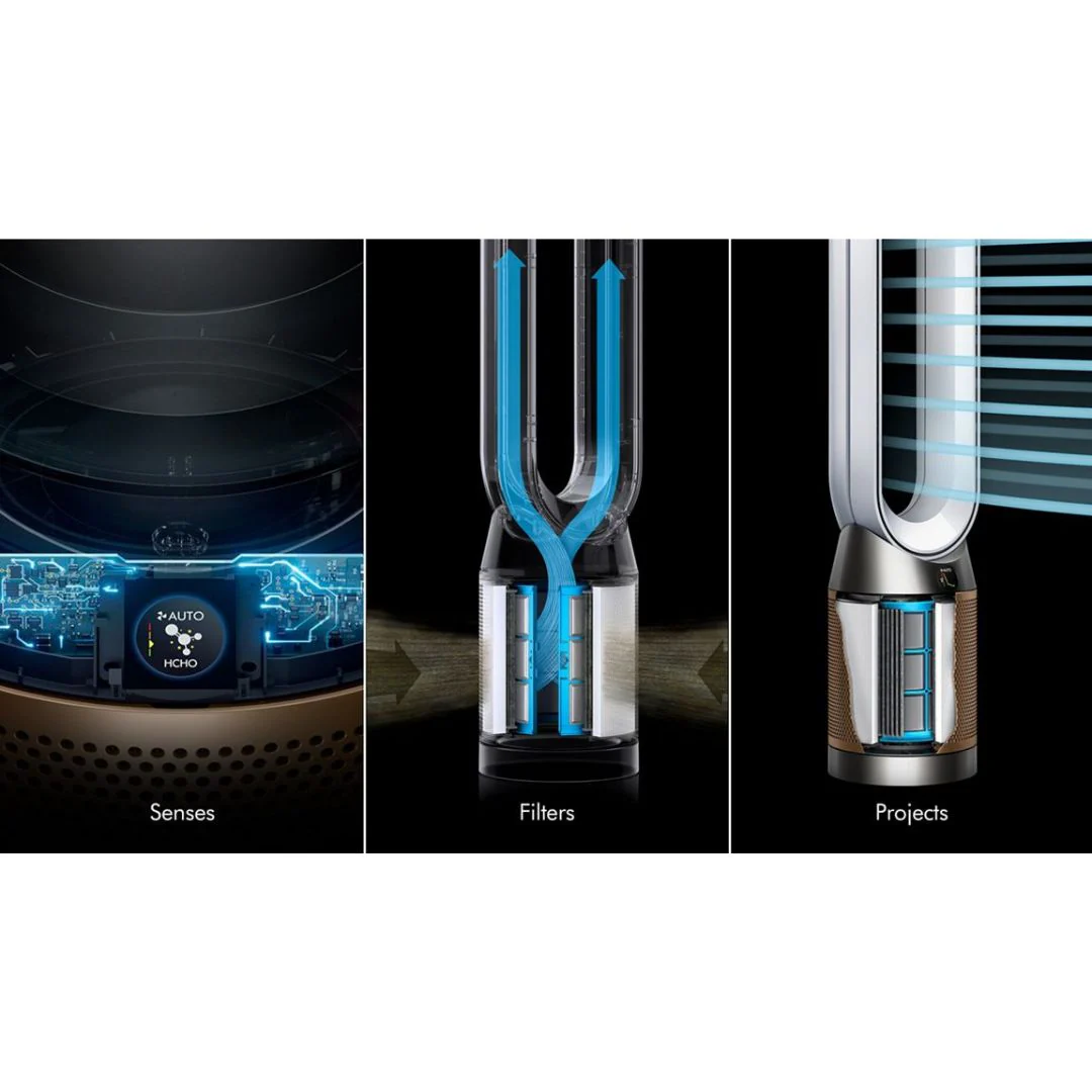 Dyson Purifier Cool PC2 De-NOx Purifying fan (White/Gold) - Image 7
