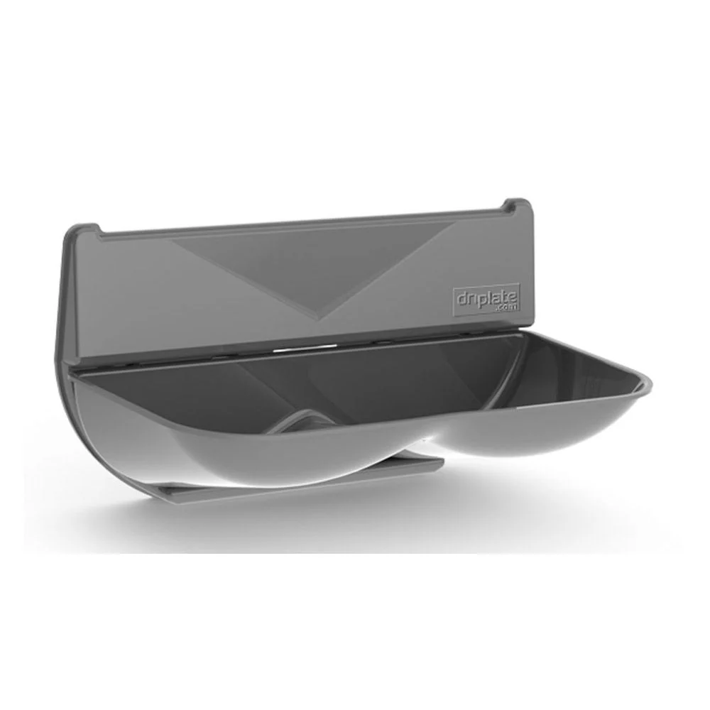 driplateĀ® Hand Dryer Drip Tray - Grey
