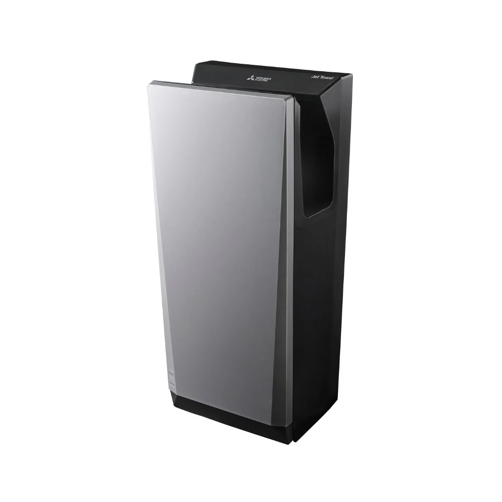 Mitsubishi Jet Towel Slim Heated Wave i01 Hand Dryer - Silver