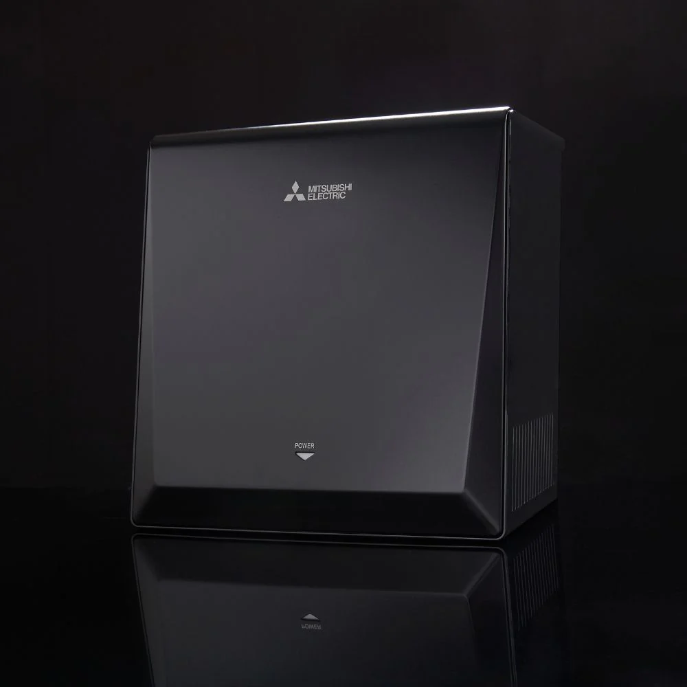 Mitsubishi Jet Towel Wave u02 Smart Hand Dryer - Black - Image 3
