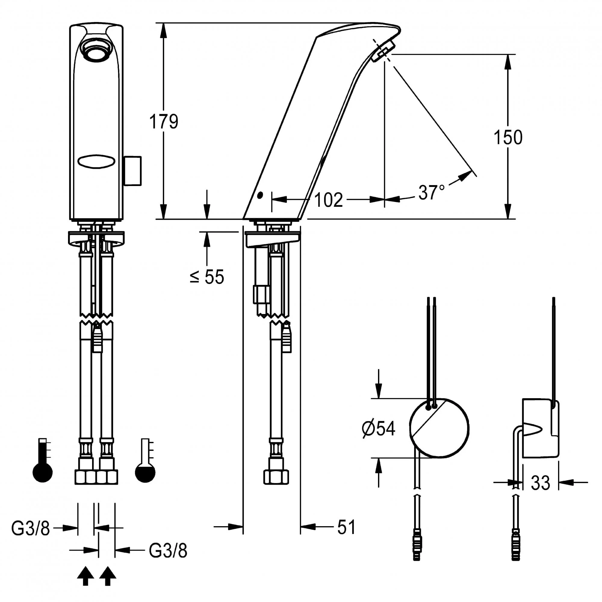 Protronic S: AQUA130 / AQUA134 with Mixer on Sensor Tap - Image 4