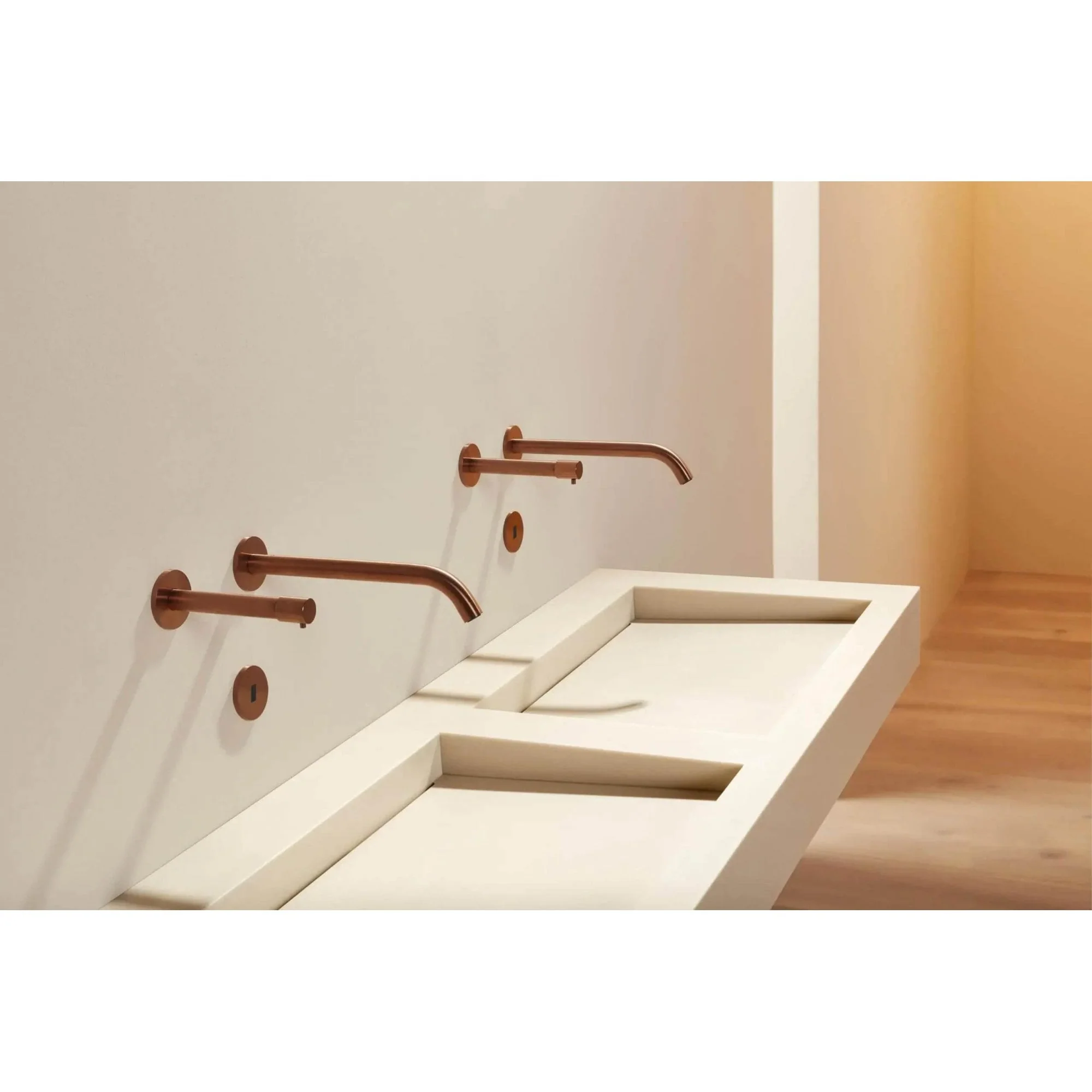The Monolith M+ or L+ Series Wall Mounted Wash Basin L.2400mm (450 or 600mm Depth) - Image 4