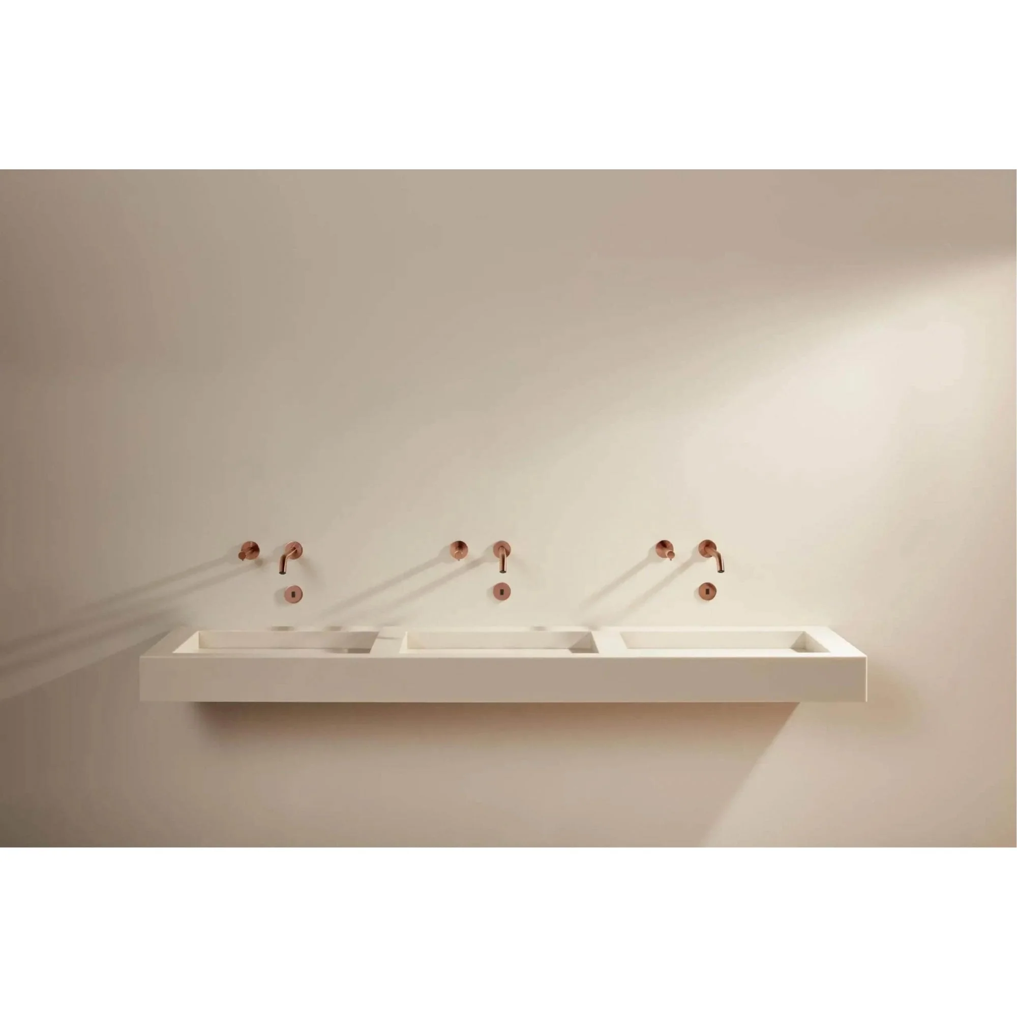 The Monolith M+ or L+ Series Wall Mounted Wash Basin L.3000mm (450 or 600mm Depth) - Image 5