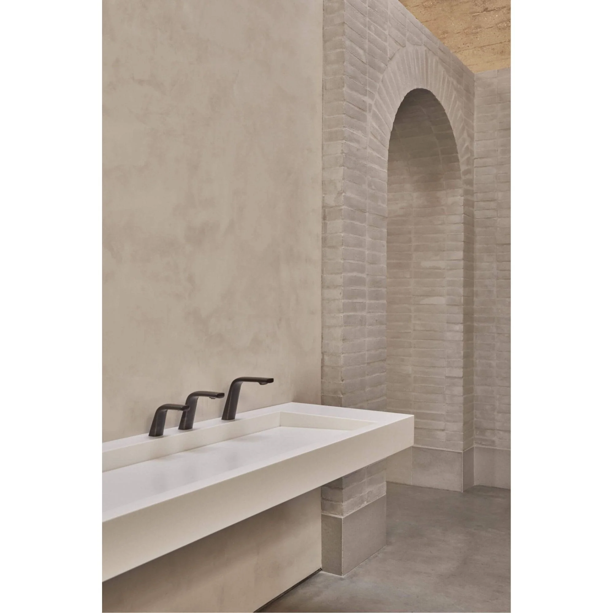 The Monolith M or L Series Wall Mounted Wash Basin L.3600mm (450 or 600mm Depth) - Image 4