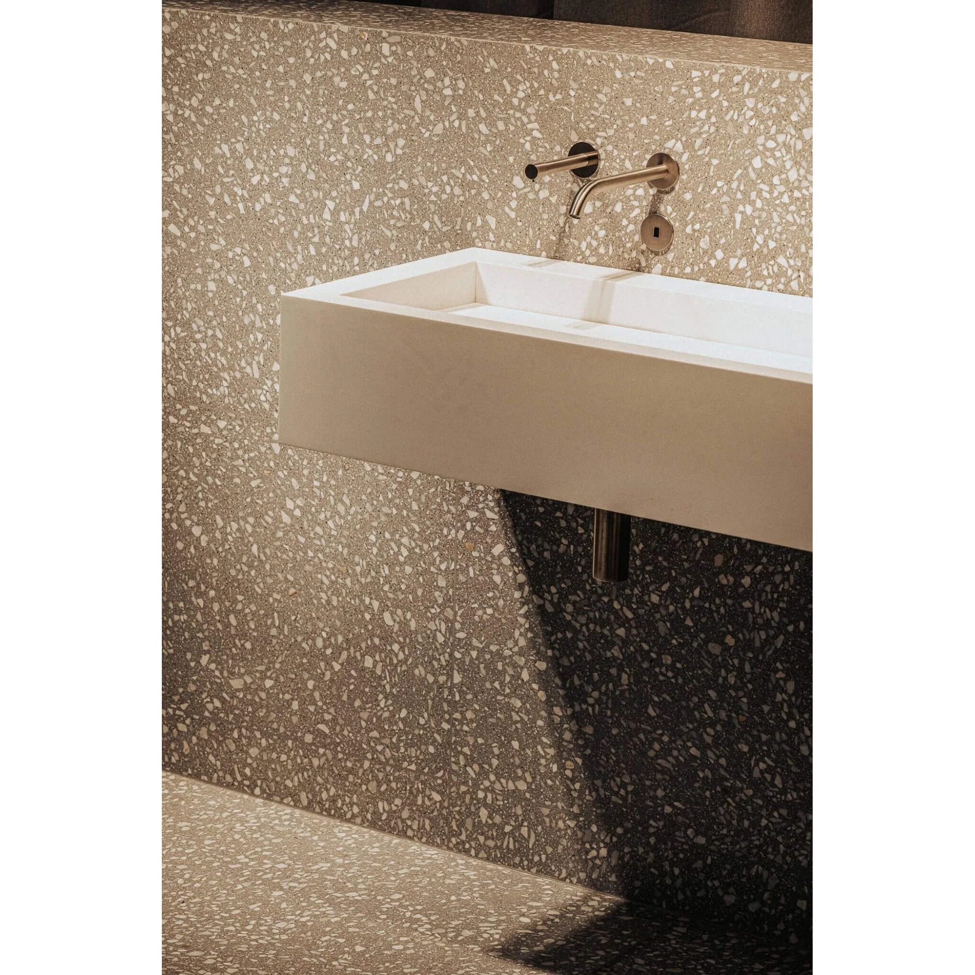 The Monolith S, M or L Series Wall Mounted Wash Basin L.1200mm (300, 450 or 600mm Depth) - Image 9