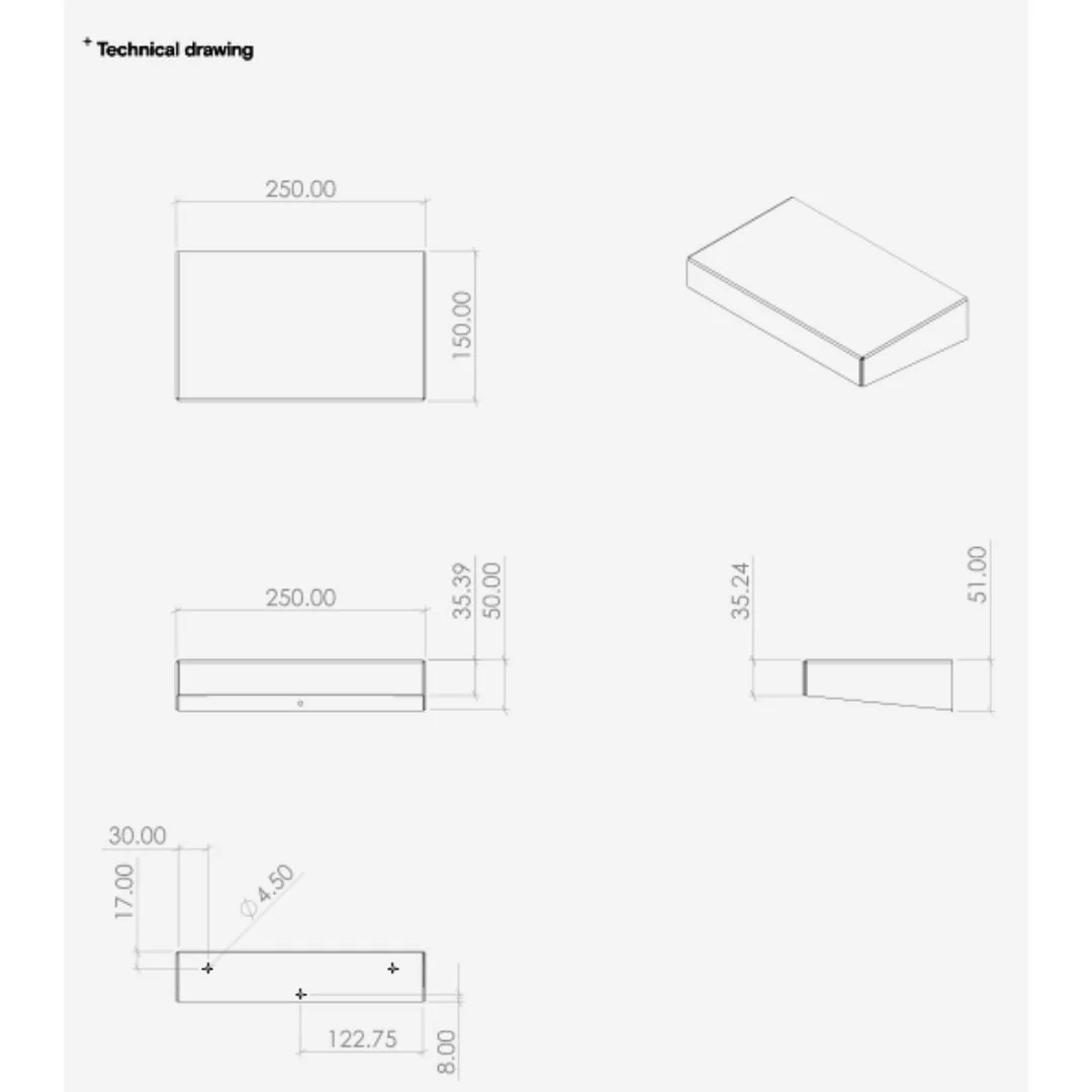 Stainless Steel Shelf / Small (250mm) TSL.11 - Image 6