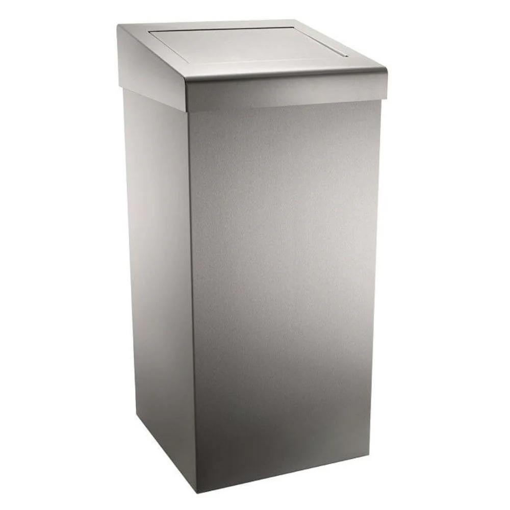 Vivo Stainless Steel Series 50Ltr Push Top Lid Bin