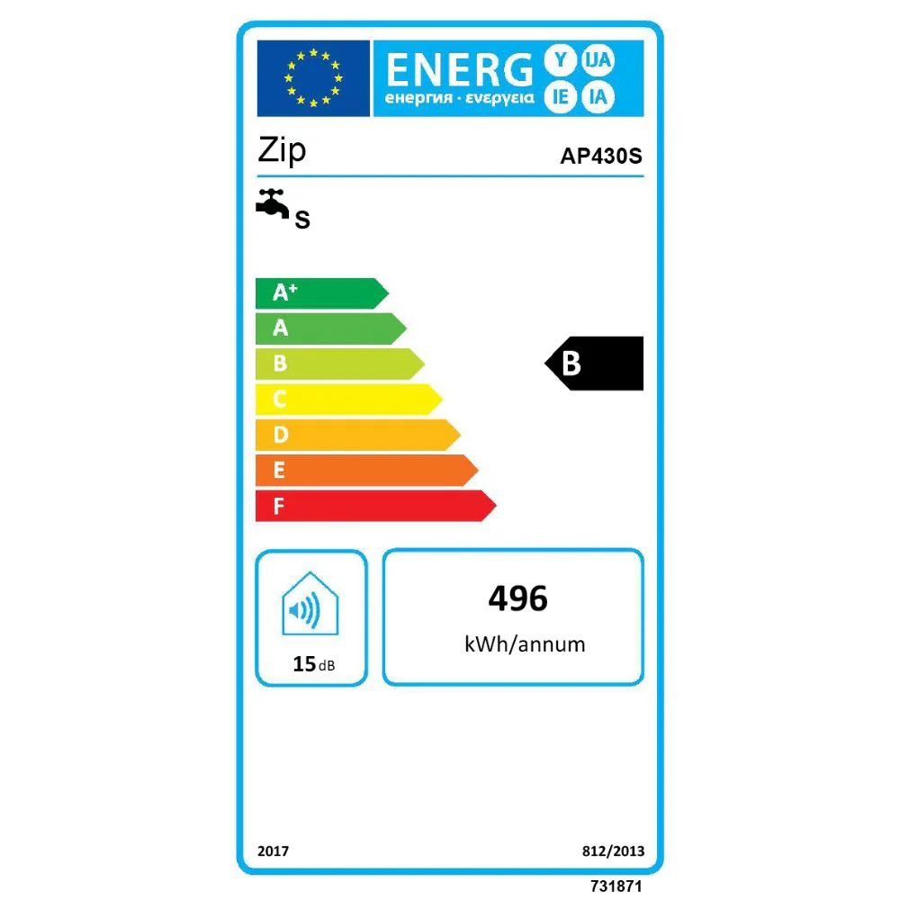 Aquapoint 4 Smart Unvented Wall Mounted Water Heater With Install Kit 30L or 50L (AP430S, AP450S) - Image 2