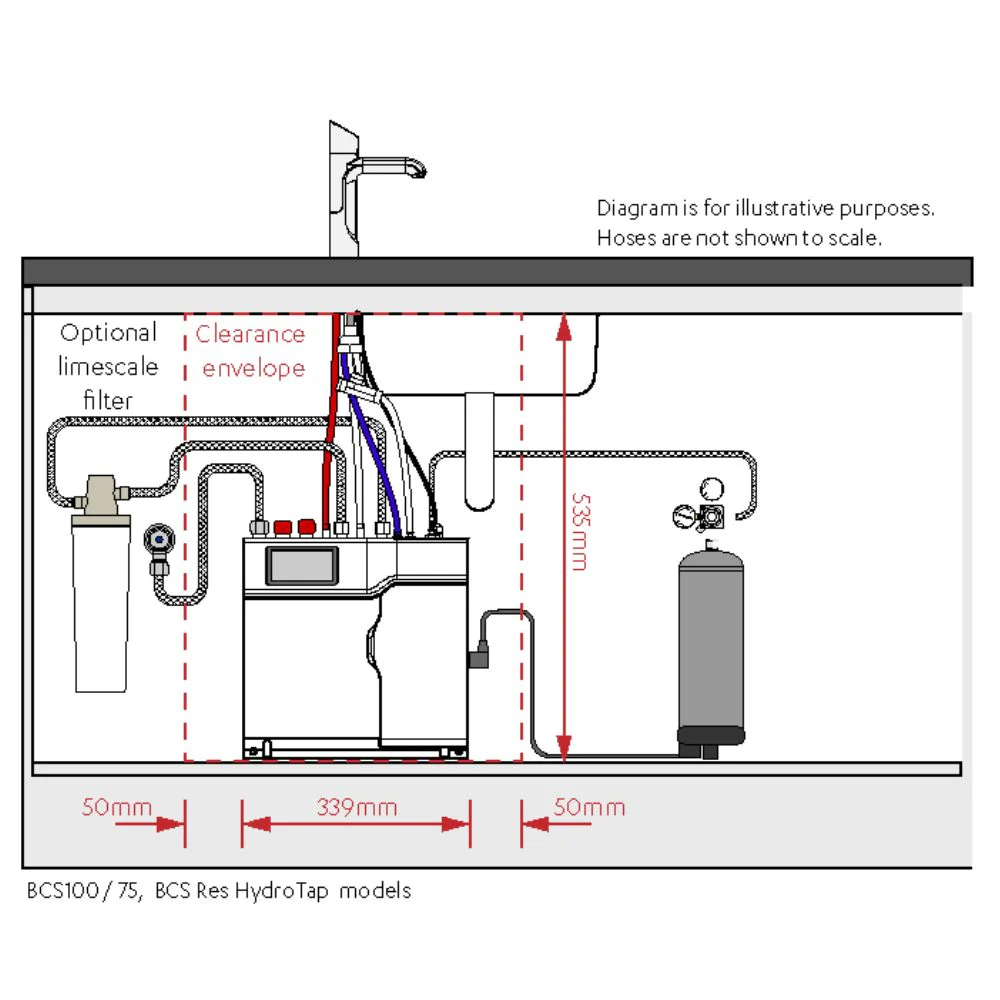 HydroTap G5 Classic Plus Boiling Chilled Sparkling (H55783Z00UK) - Image 5