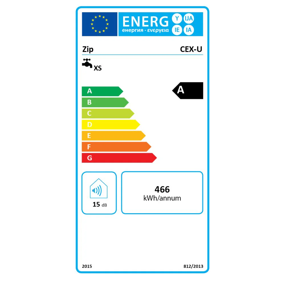 Zip InLine CEX-U 6.6kW - 8.8kW Under-Sink Electronic Instant Water Heater - Image 2